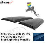 2015-2023 Mustang R Style Side Quarter Window Louver PU Painted