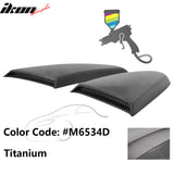 2015-2023 Mustang R Style Side Quarter Window Louver PU Painted
