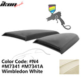 2015-2023 Mustang R Style Side Quarter Window Louver PU Painted