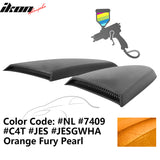 2015-2023 Mustang R Style Side Quarter Window Louver PU Painted