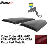 2015-2023 Mustang R Style Side Quarter Window Louver PU Painted