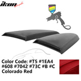 2015-2023 Mustang R Style Side Quarter Window Louver PU Painted