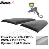2015-2023 Mustang R Style Side Quarter Window Louver PU Painted