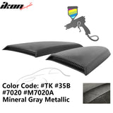 2015-2023 Mustang R Style Side Quarter Window Louver PU Painted