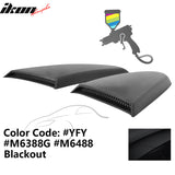 2015-2023 Mustang R Style Side Quarter Window Louver PU Painted
