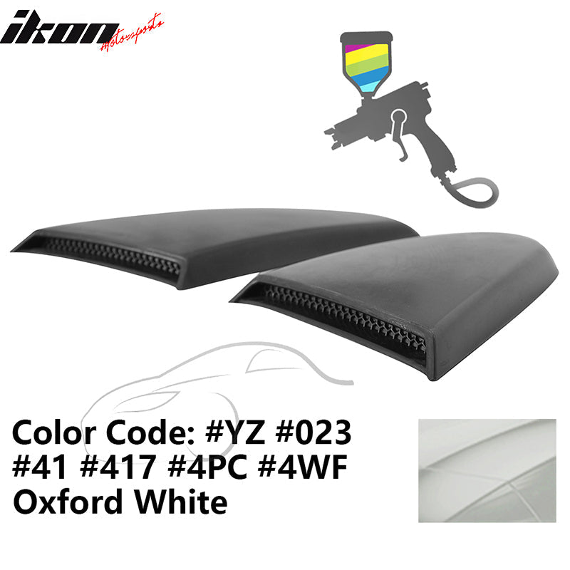 2015-2023 Mustang R Style Side Quarter Window Louver PU Painted