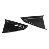2024-2025 Ford Mustang 2DR V Style Gloss Black Side Window Louvers ABS