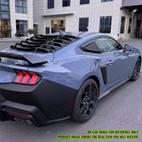 2024-2025 Ford Mustang 2DR V Style Gloss Black Side Window Louvers ABS