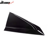 2024-2025 Ford Mustang 2DR V Style Gloss Black Side Window Louvers ABS