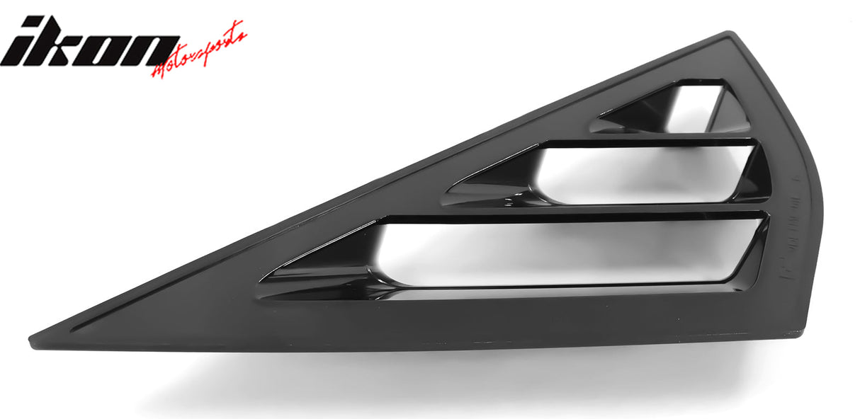 2021-2023 Ford Mustang Mach-E Window Louvers 3 Vent PC Painted