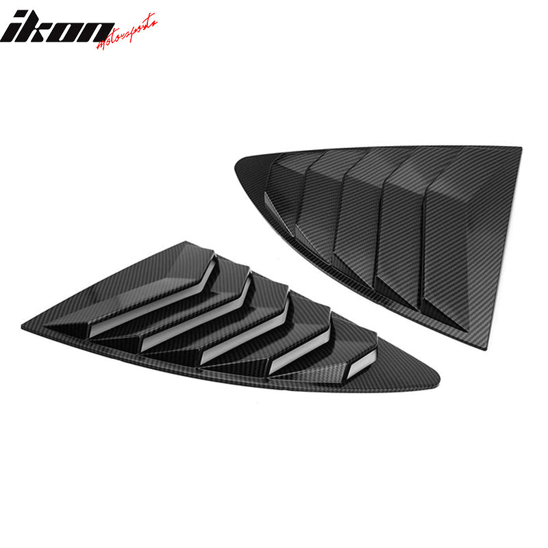 2013-2020 Subaru BRZ IKON Style Rear Window Louver Guard ABS