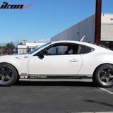 2013-2020 Subaru BRZ IKON Style Rear Window Louver Guard ABS