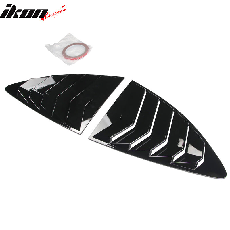 2013-2020 Subaru BRZ IKON Style Rear Window Louver Guard ABS