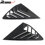 2023-2025 Honda Accord IKON Black Rear Quarter Window Louver ABS
