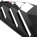2023-2025 Honda Accord IKON Black Rear Quarter Window Louver ABS