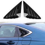 2023-2025 Honda Accord IKON Black Rear Quarter Window Louver ABS