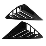 2023-2025 Honda Accord IKON Black Rear Quarter Window Louver ABS