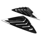 2023-2025 Honda Accord IKON Black Rear Quarter Window Louver ABS