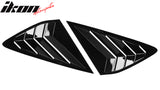 2023-2025 Honda Accord IKON Black Rear Quarter Window Louver ABS