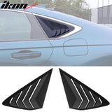2023-2025 Honda Accord IKON Black Rear Quarter Window Louver ABS