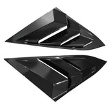 2016-2021 Honda Civic Sedan Gloss Black Rear Side Window Louver