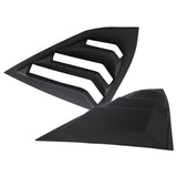 2016-2021 Honda Civic Sedan Unpainted Side Quarter Window Louvers ABS