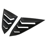 2016-2021 Honda Civic Sedan Unpainted Side Quarter Window Louvers ABS