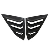 2016-2021 Honda Civic Sedan Unpainted Side Quarter Window Louvers ABS