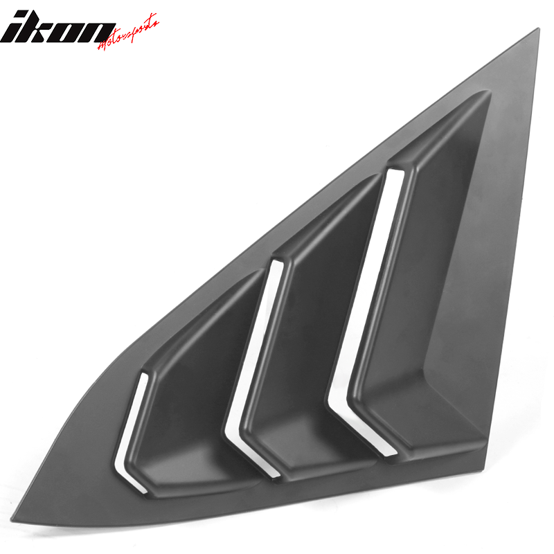 2016-2021 Honda Civic Sedan Unpainted Side Quarter Window Louvers ABS