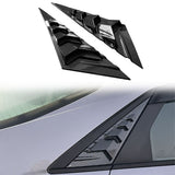 2021-2023 Hyundai Elantra 4DR 2PC Rear Side Vent Window Louver ABS