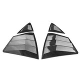 Side Window Louvers for Toyota Camry 2025-2026 IKON Style Gloss Black ABS
