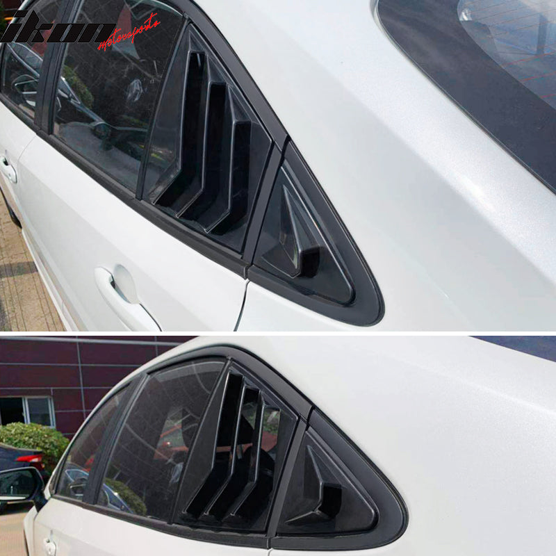 2020-2022 Toyota Corolla IKON Style Side Window Louver Visor Guard ABS