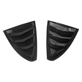 Side Window Louvers for Tesla Model X 2022-2026 IKON Style Gloss Black ABS