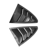 Side Window Louvers for Tesla Model X 2022-2026 IKON Style Gloss Black ABS