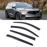 Window Visors for Acura MDX 2022-2026 Low Profile Style Tape-On Smoke Vent