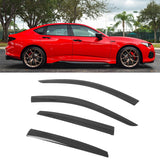 Window Visors Vent for Acura TLX 2021-2025 Low Profile Style Tape-On Smoke