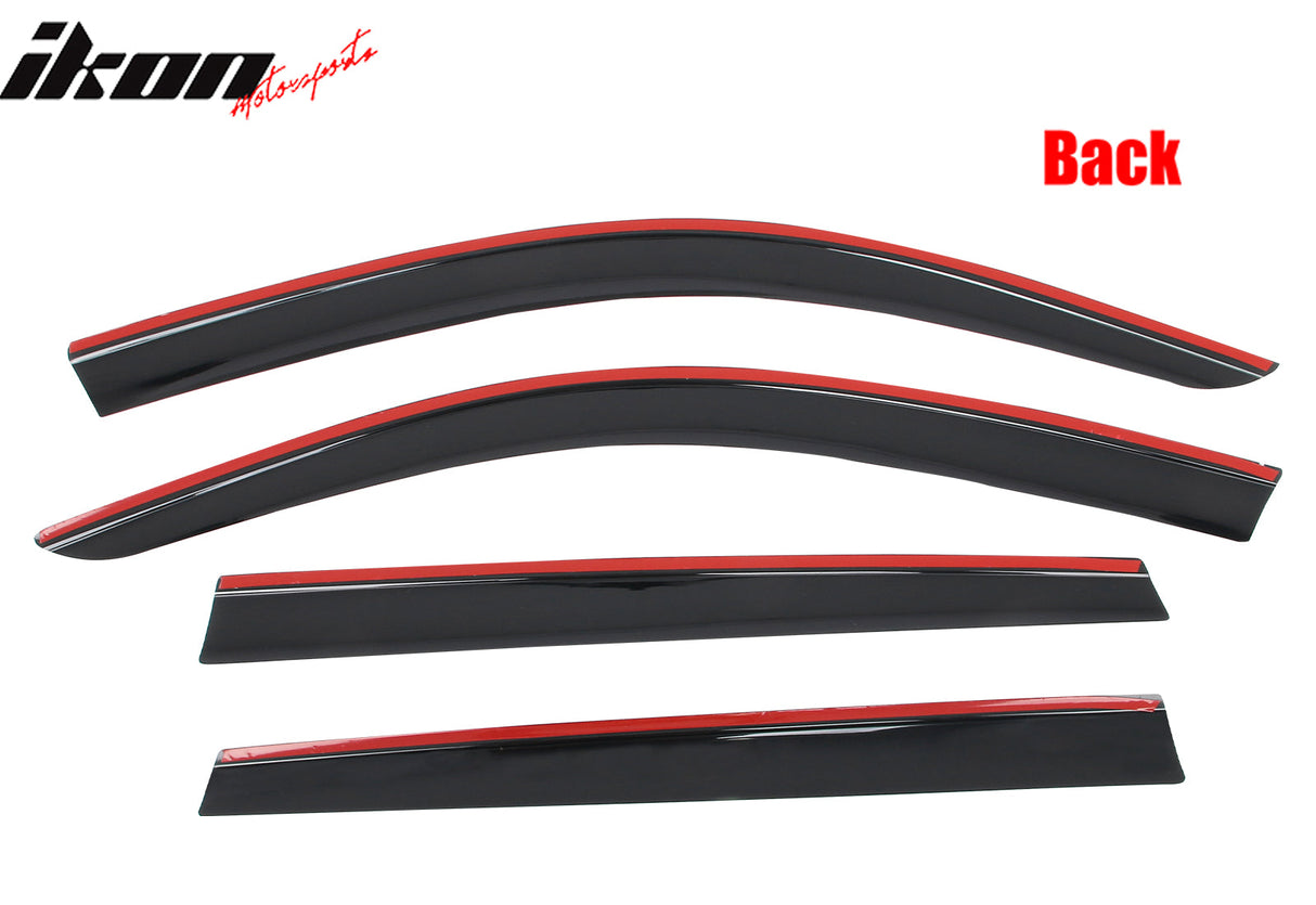 2019-2025 BMW G05 X5 Low Profile Style Tape on Window Visors Guards