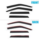 Window Visors for Chevy Blazer 2019-2026 Low Profile Style Tape-On Smoke
