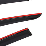 Window Visors for Cadillac XT5 2017-2026 Low Profile Style Tape-On Smoke