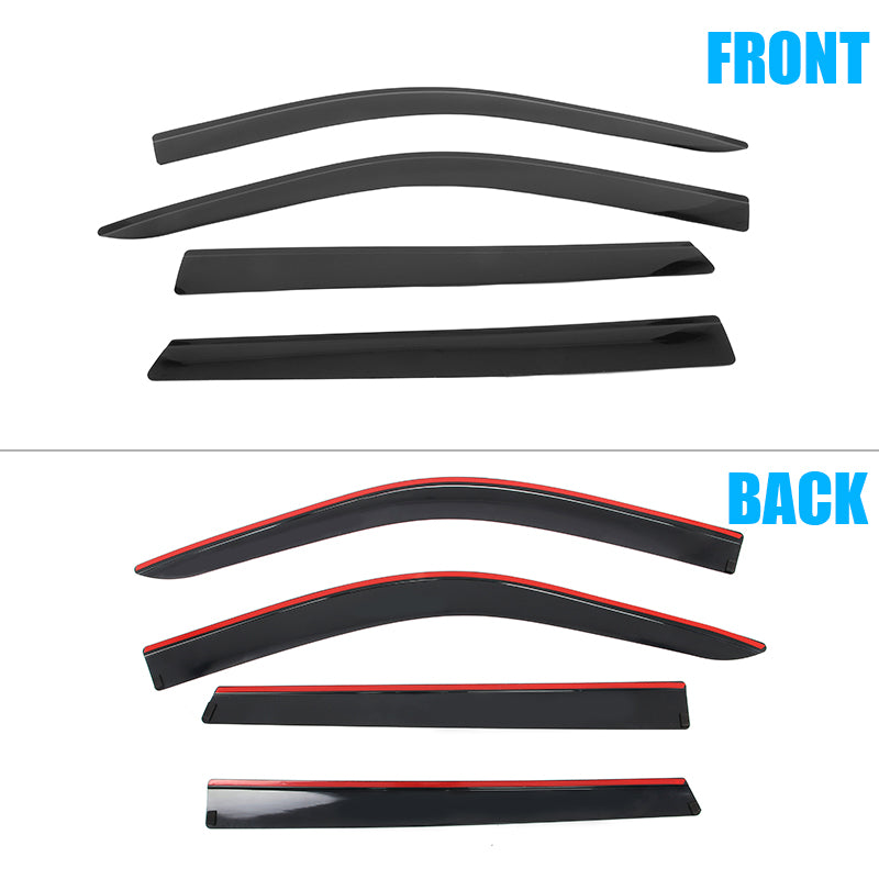 Window Visors for Ford Expedition & Lincoln Navigator 2018-2026 Low Profile