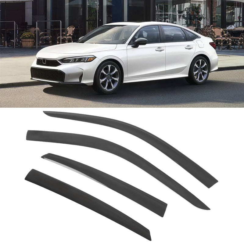 Window Visors for Honda Civic Sedan 2022-2026 Low Profile Style Tape-On