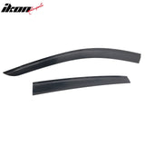 2018-2023 Hyundai Kona Tape-on Window Visors Sun Shades Vent Rain Guards Deflectors Low Profile Style Acrylic Smoke/Tinted 4PCS