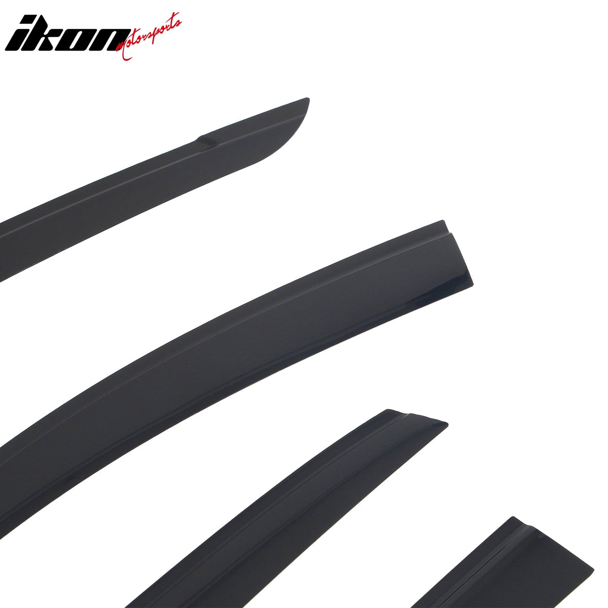 2018-2023 Hyundai Kona Tape-on Window Visors Sun Shades Vent Rain Guards Deflectors Low Profile Style Acrylic Smoke/Tinted 4PCS