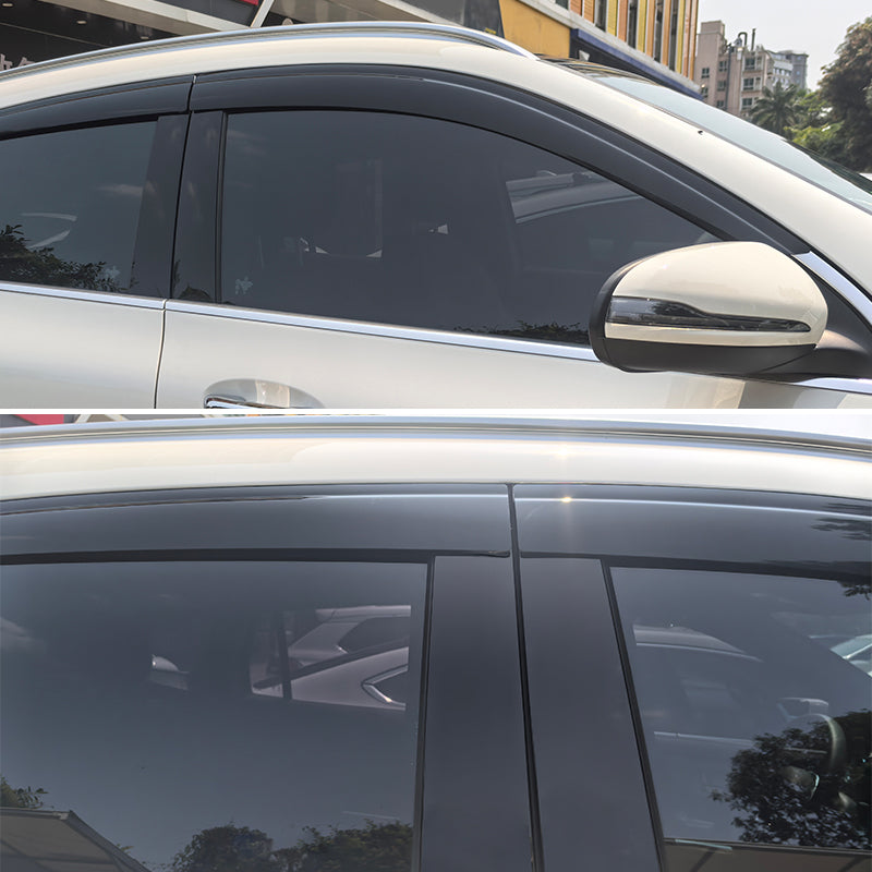 Window Visors for Benz H247 GLA-Class 2021-2026 Low Profile Style Tape-On