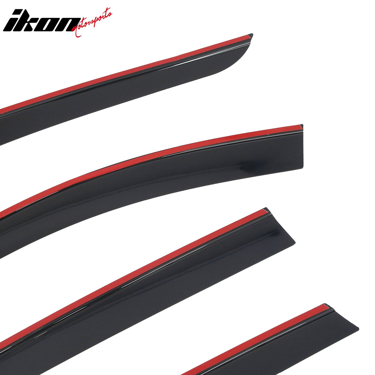 2025-2026 Mazda CX-70 & 2024-2026 CX-90 Tape-on Window Visors Sun Shades Vent Rain Guards Deflectors Low Profile Style Acrylic Smoke/Tinted 4PCS