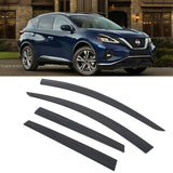 Window Visors for Nissan Murano 2015-2024 Low Profile Style Tape-On Smoke