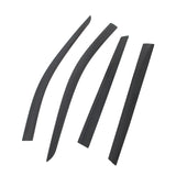 Window Visors for Nissan Rogue 2014-2020 Low Profile Style Tape-On Smoke