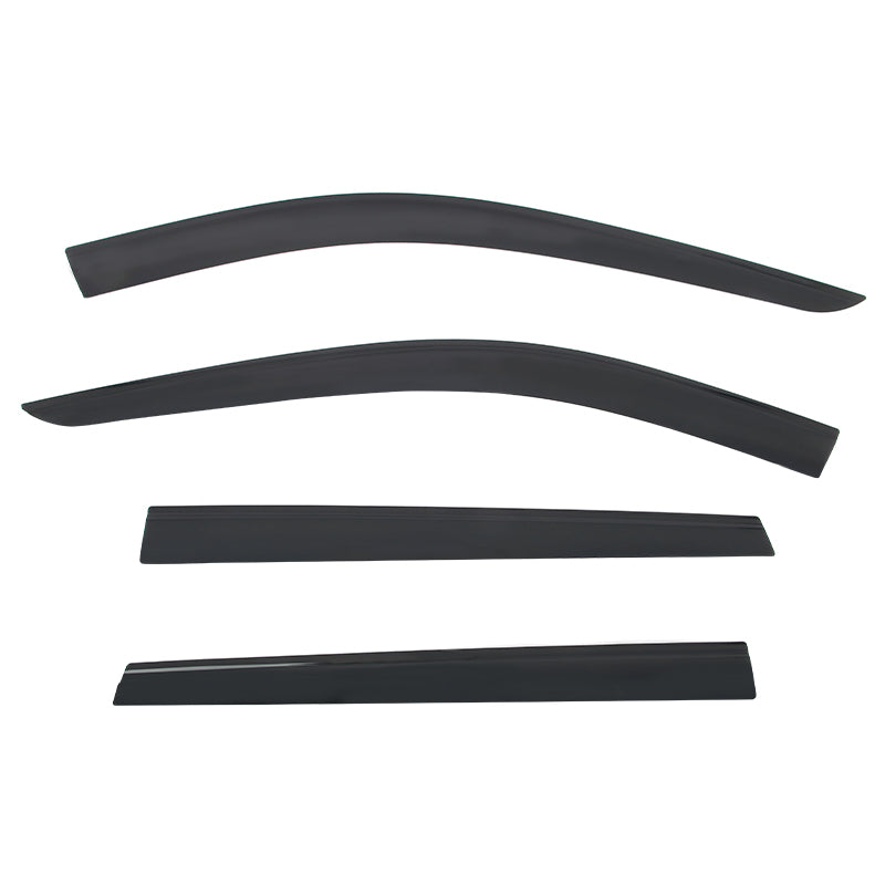 Window Visors for Nissan Rogue 2014-2020 Low Profile Style Tape-On Smoke