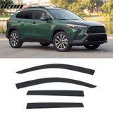 2022-2025 Toyota Corolla Cross Low Profile Style Tape on Window Visors