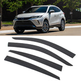 Window Visors for Toyota Venza 2021-2024 Low Profile Style Tape-On Smoke